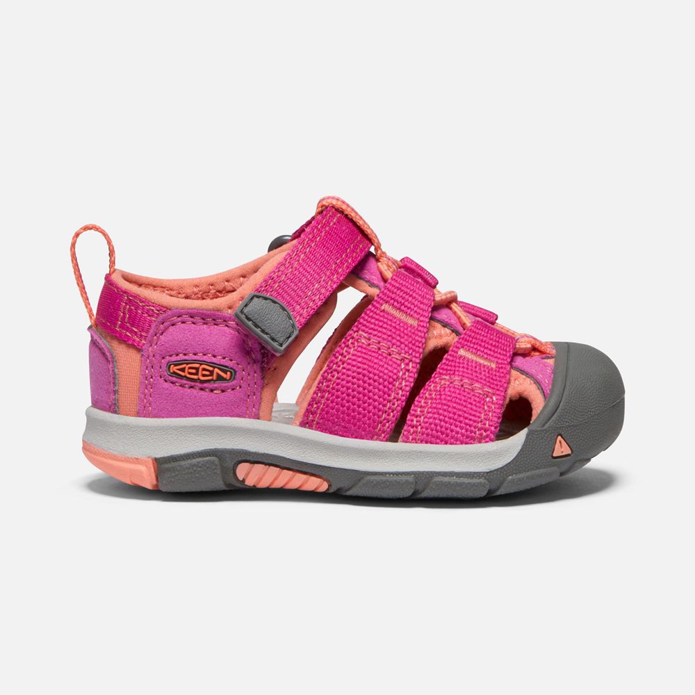 Keen Sandalet Çocuk Pembe/Mercan - Newport H2 - Türkiye QXKE75142